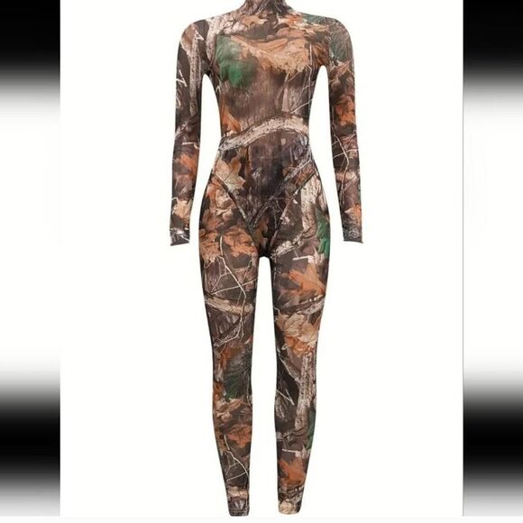 graphic mesh two piece set - Picture 3 of 4